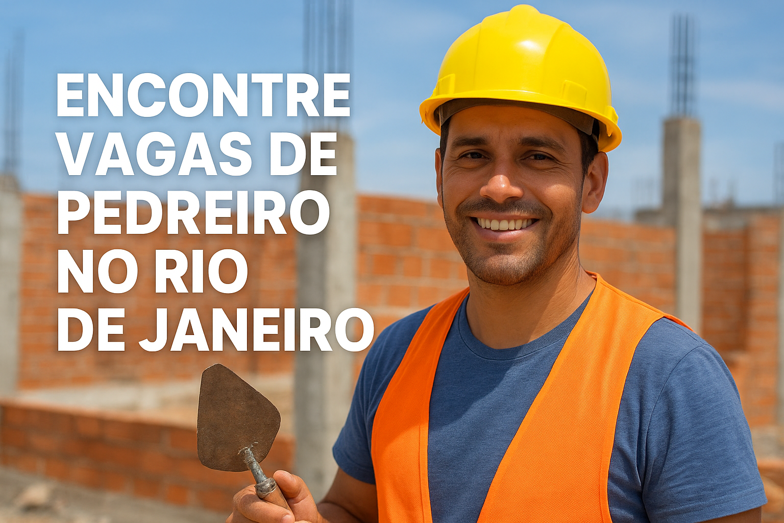 Vagas para pedreiro no Rio de Janeiro